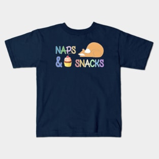 Naps and Snacks Kids T-Shirt